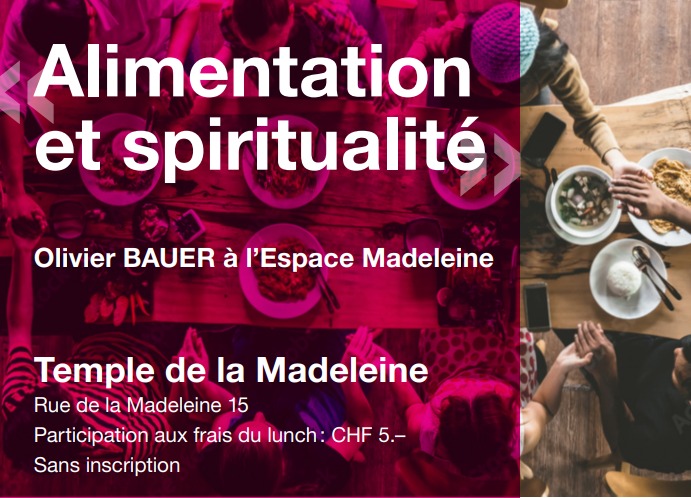 Alimentation et Spiritualité - Conférence & Lunch