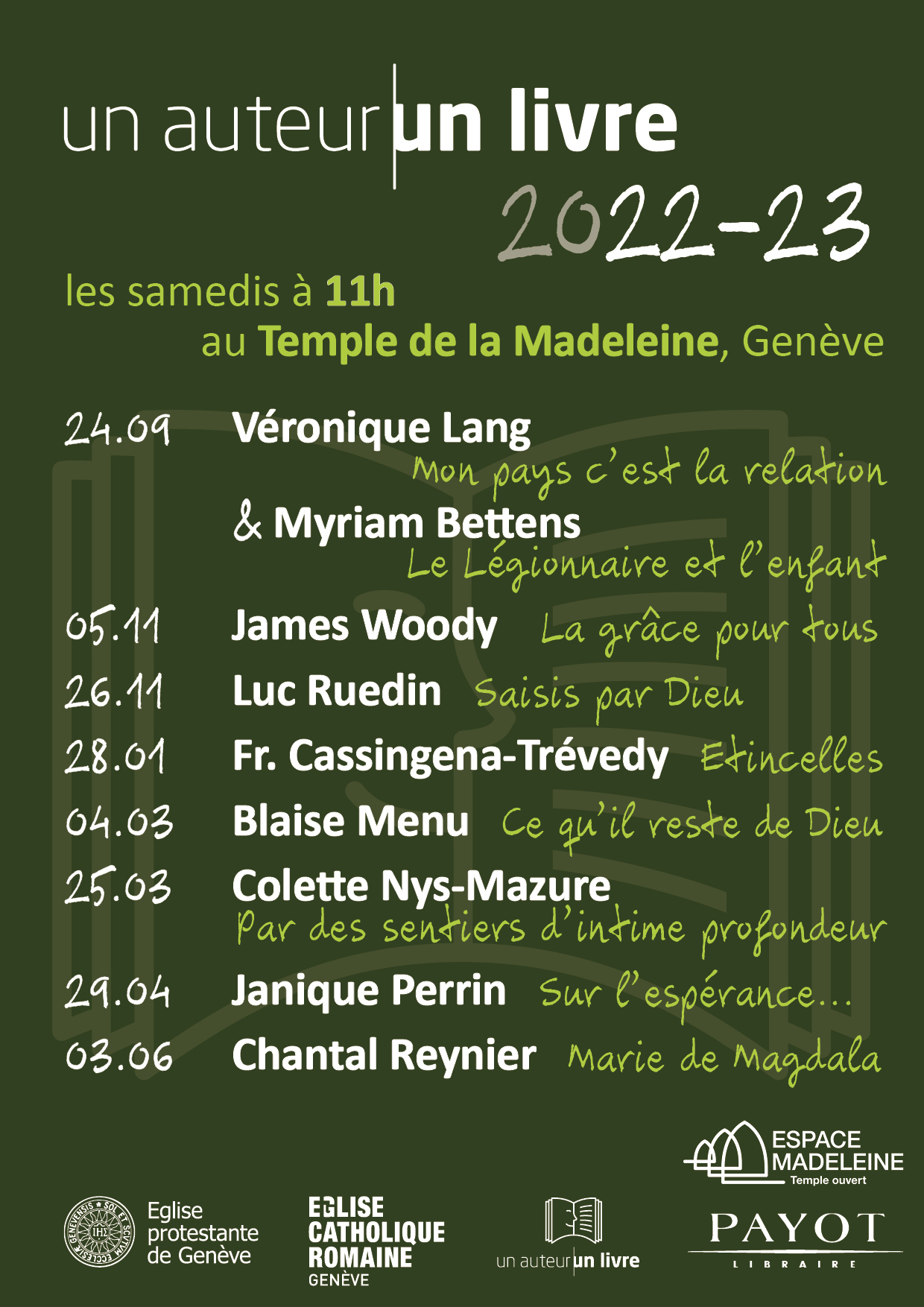 Un auteur / un livre : Blaise Menu présente 