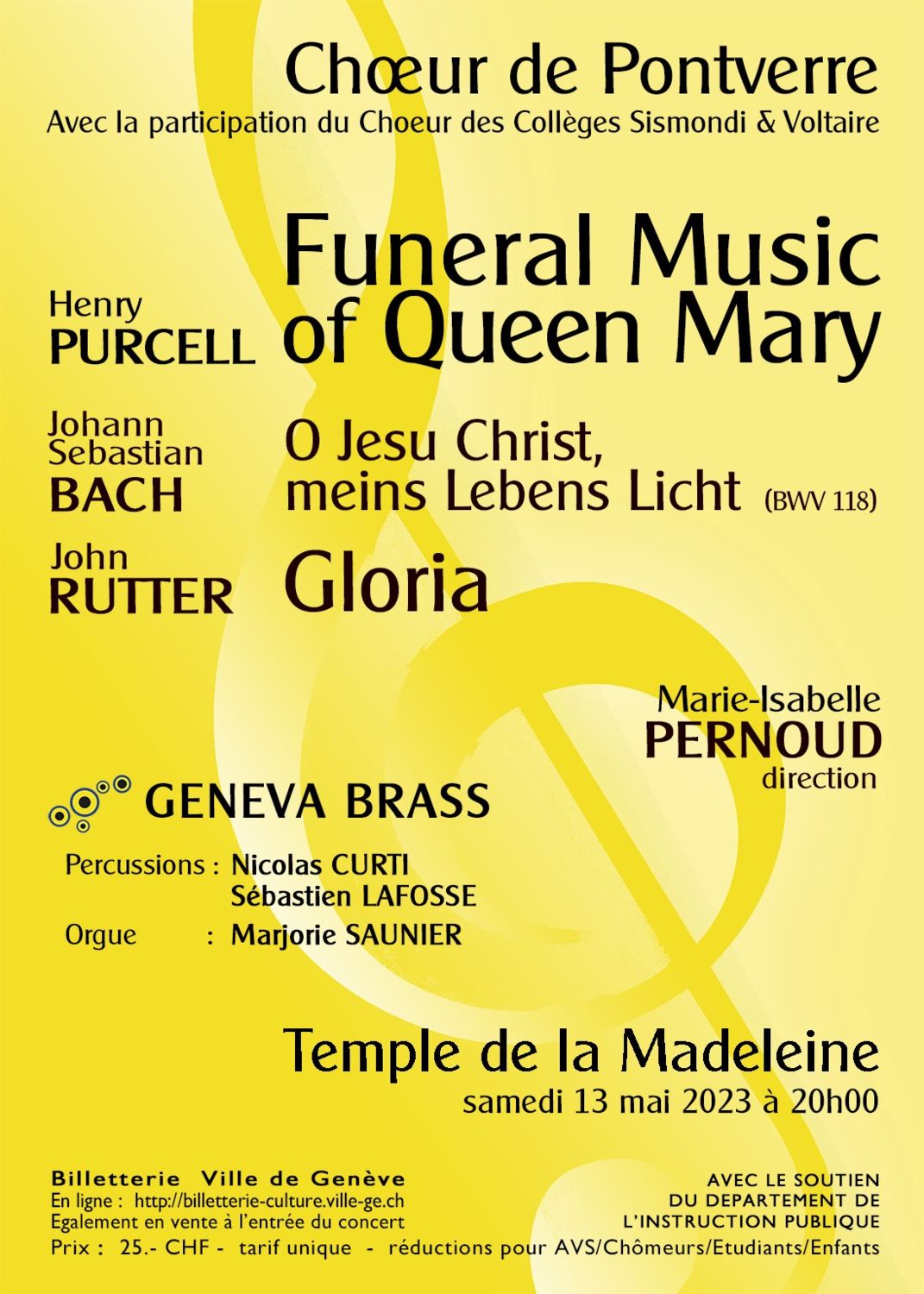Concert du Choeur de Pontverre