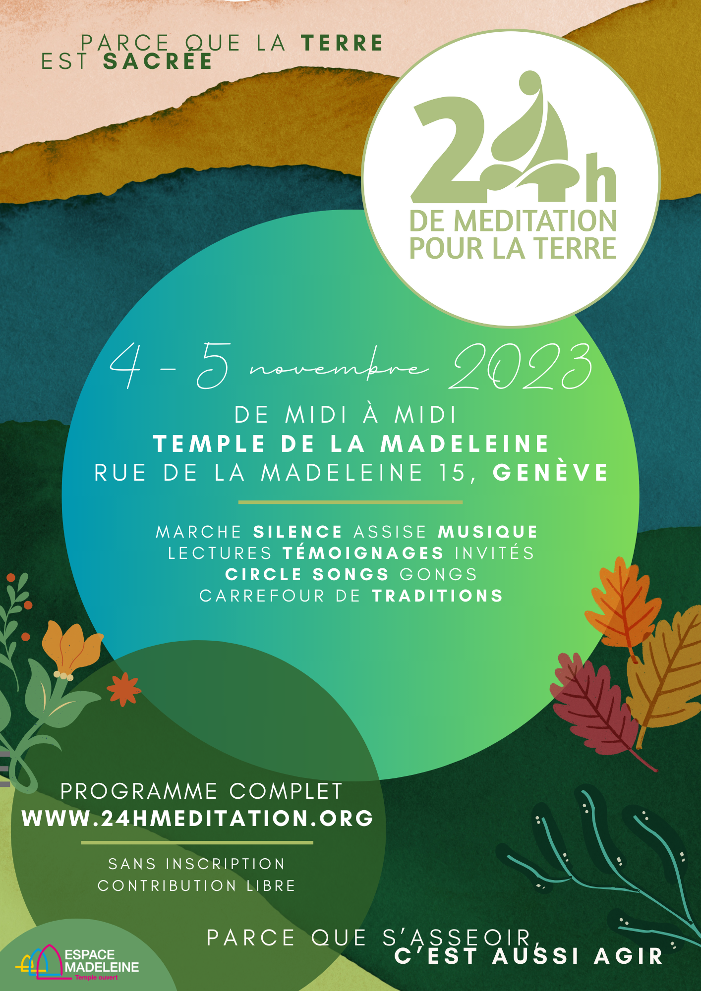24h de méditation pour la terre