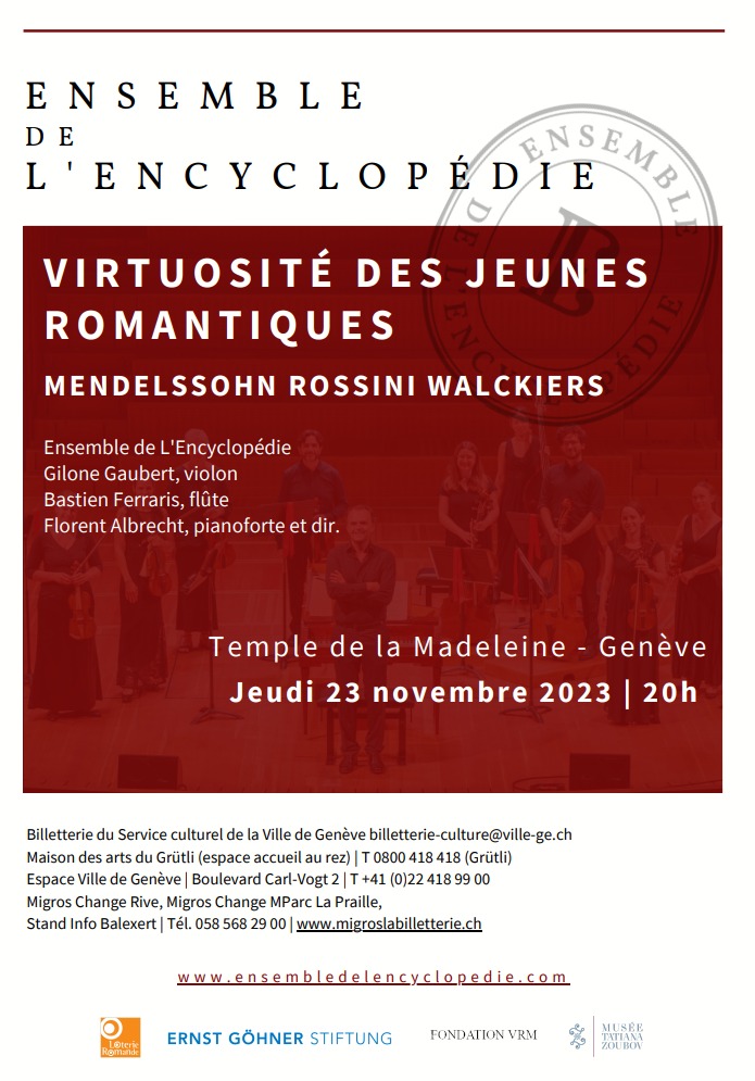 Concert de l'Ensemble de l'Encyclopédie