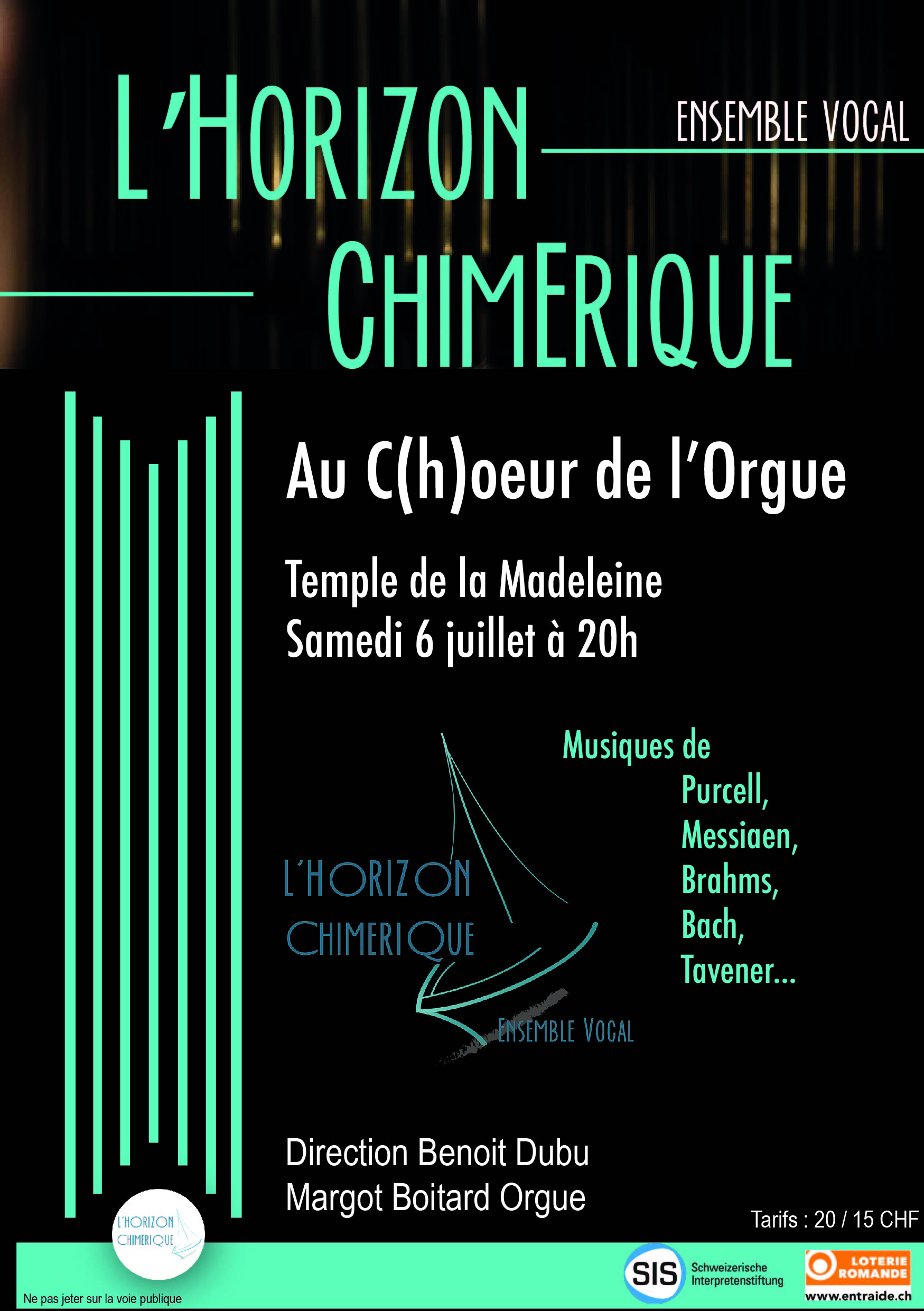 Concert Ensemble Vocal L'Horizon Chimérique