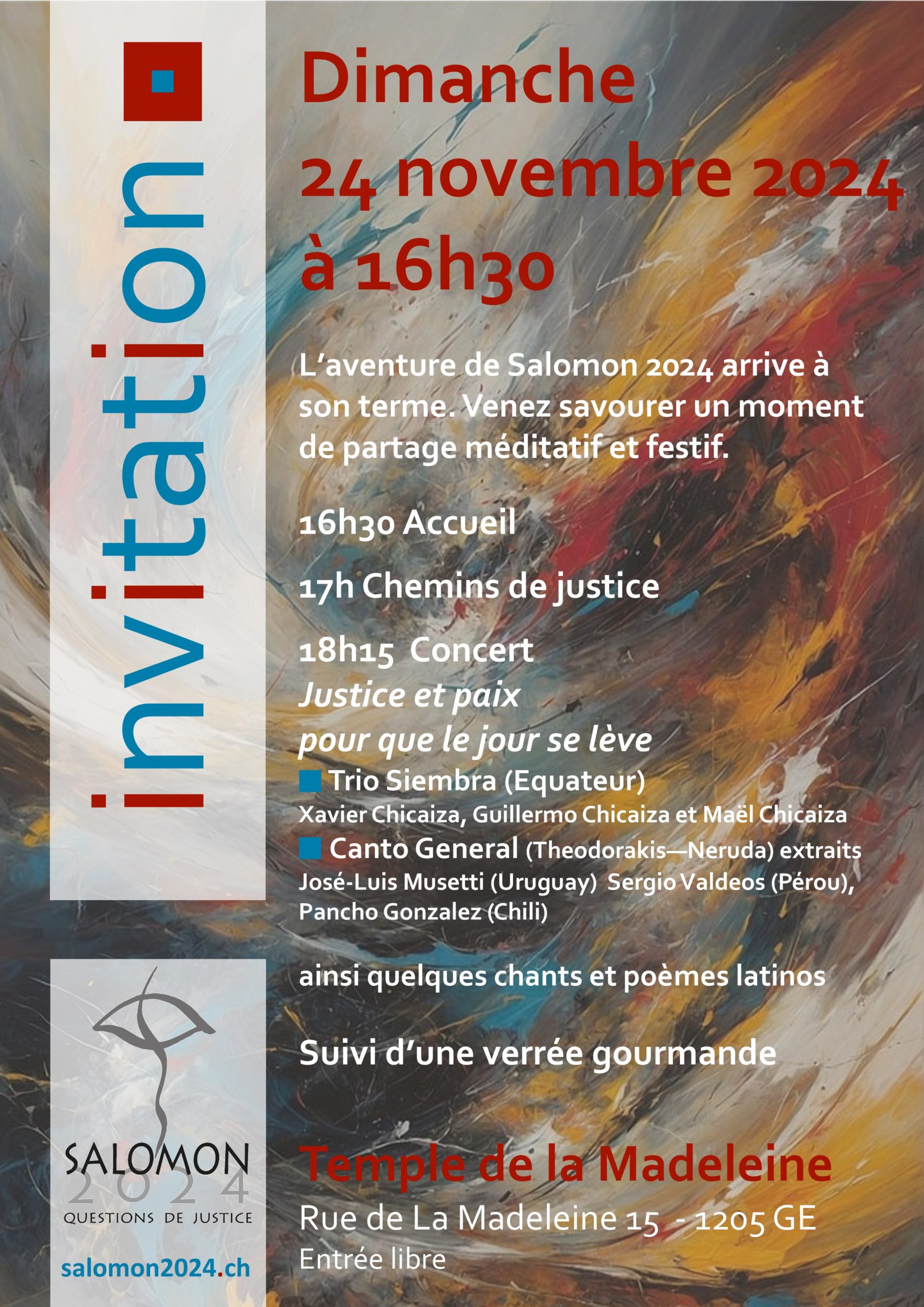 Soirée clôture Projet Salomon