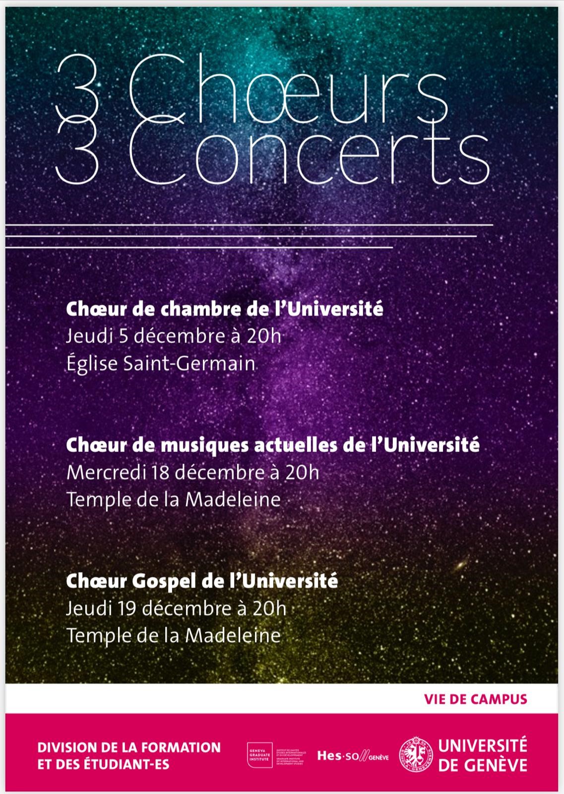 Concert du Choeur universitaire de Gospel