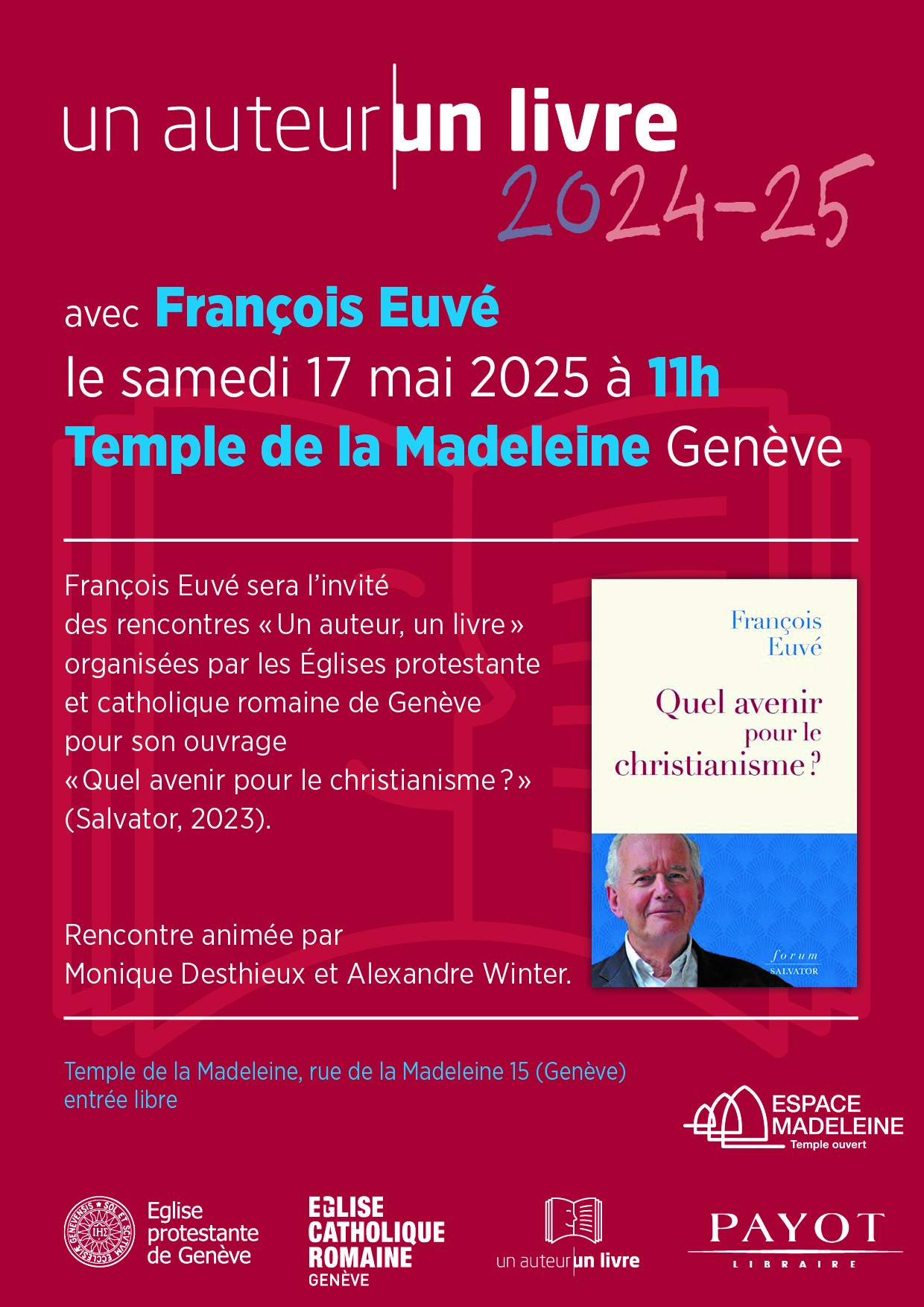 Un auteur / un livre: François Euvé présente 